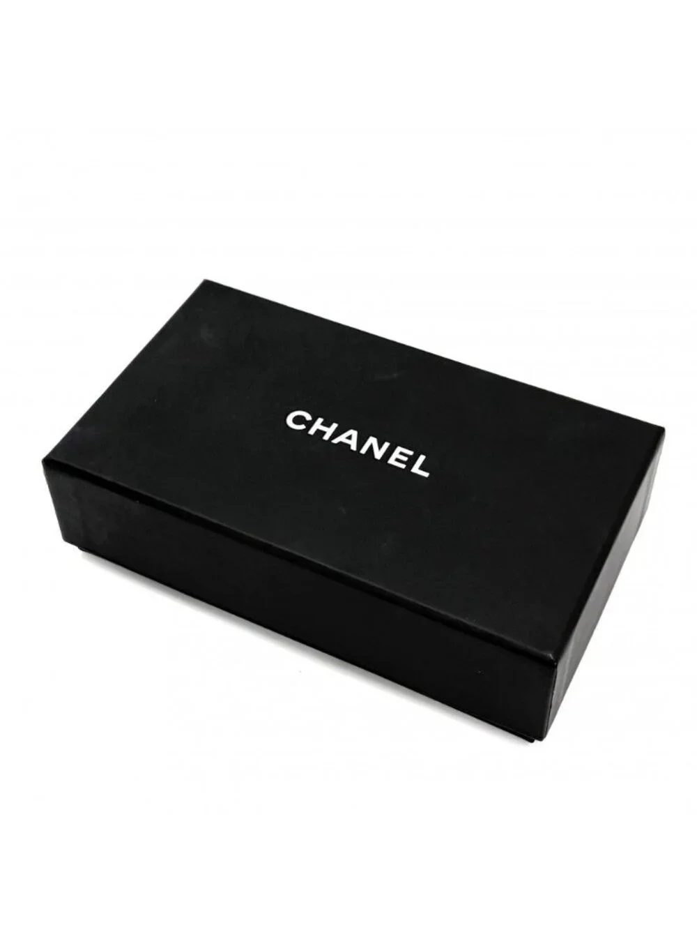 Chanel Coin Case Card CC Logo Purse Leather Red Navy Silver